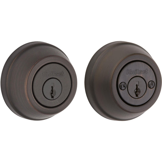 785 11P 6AL STRKP K3 2-Cyl Deadbolt - Venetian Bronze