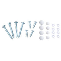 Knape & Vogt John Sterling CD-0047 Closet Pro Shelf Bracket Mounting Screws, White