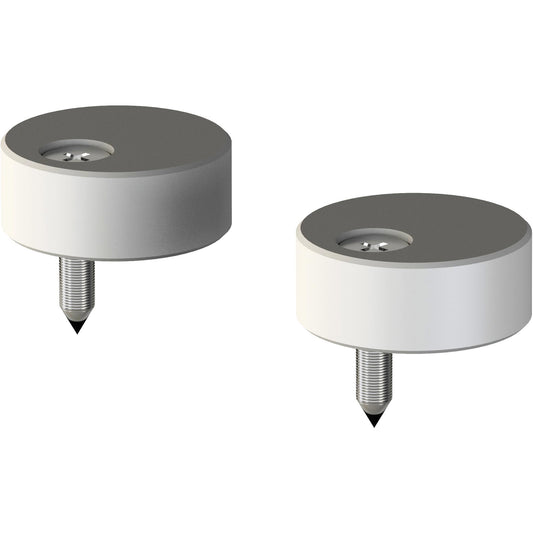 Stone Harbor Hardware Anti-Jump Discs for Sliding Doors, Gray