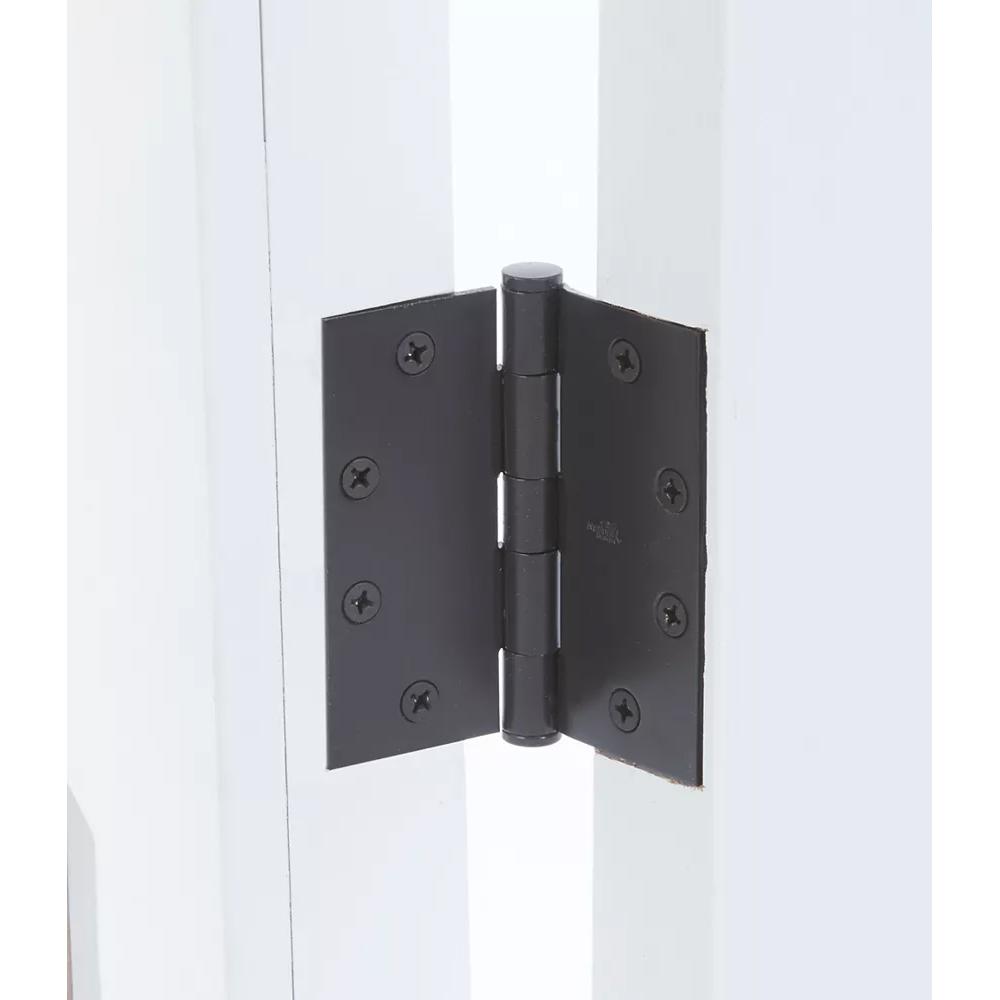 National Hardware - DPB179 4-1/2" SQR Standard Weight Hinge - Oil-Rubbed Bronze