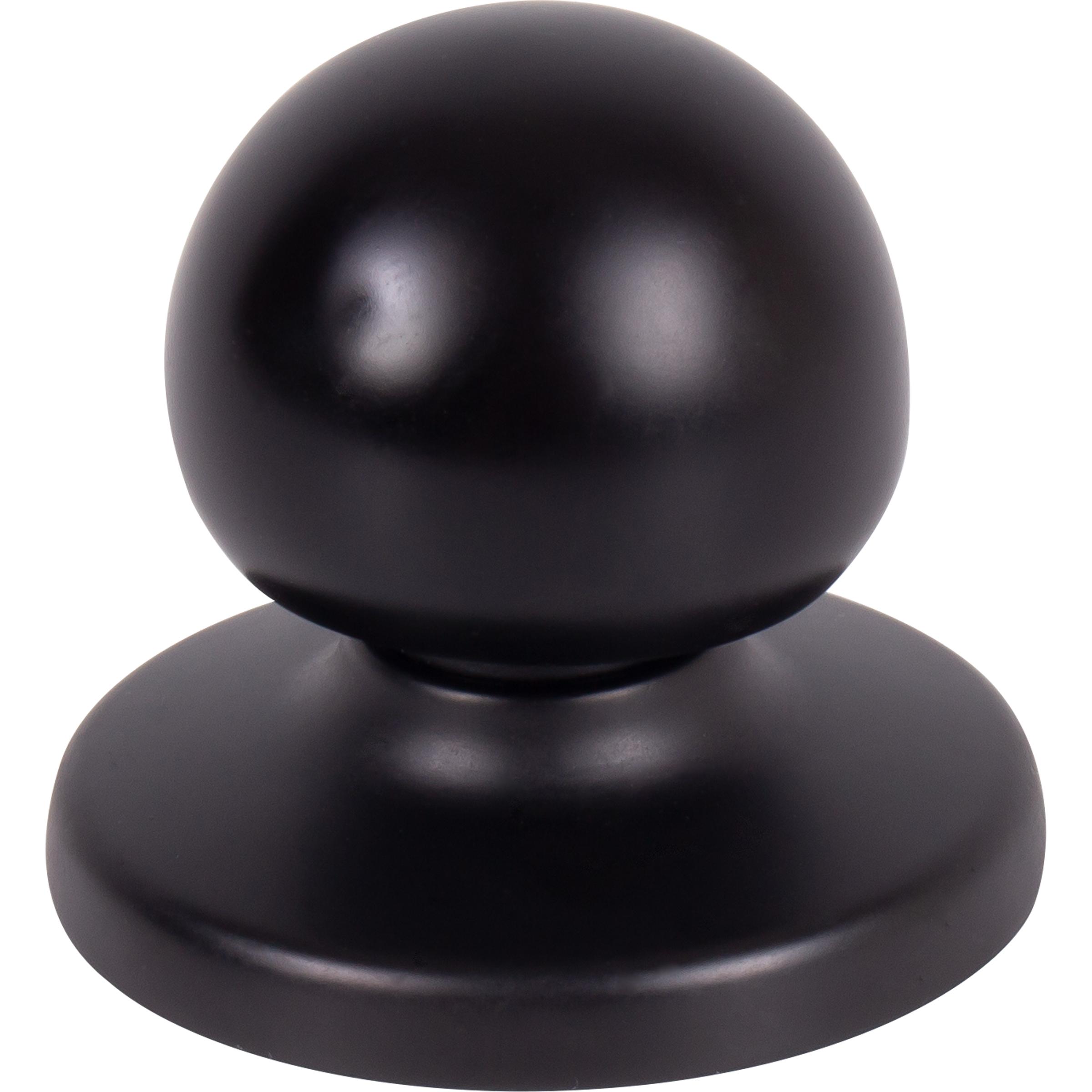 Die-Cast Round Bi-Fold Door Knob, 1-1/4 Inches with 1-3/4" Backplate