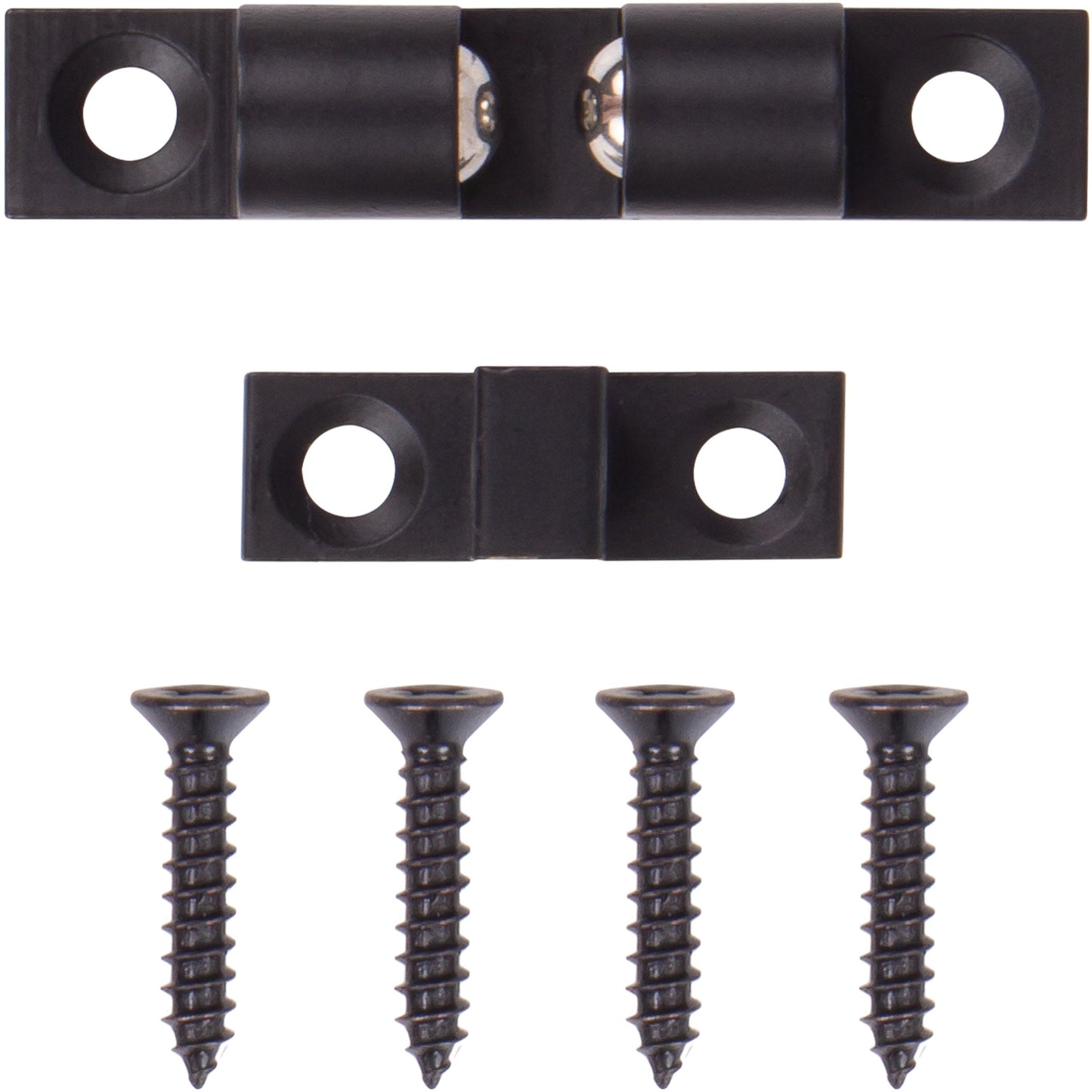 Stone Harbor Hardware Friction Catch, 1-1/8 Inches, Matte Black