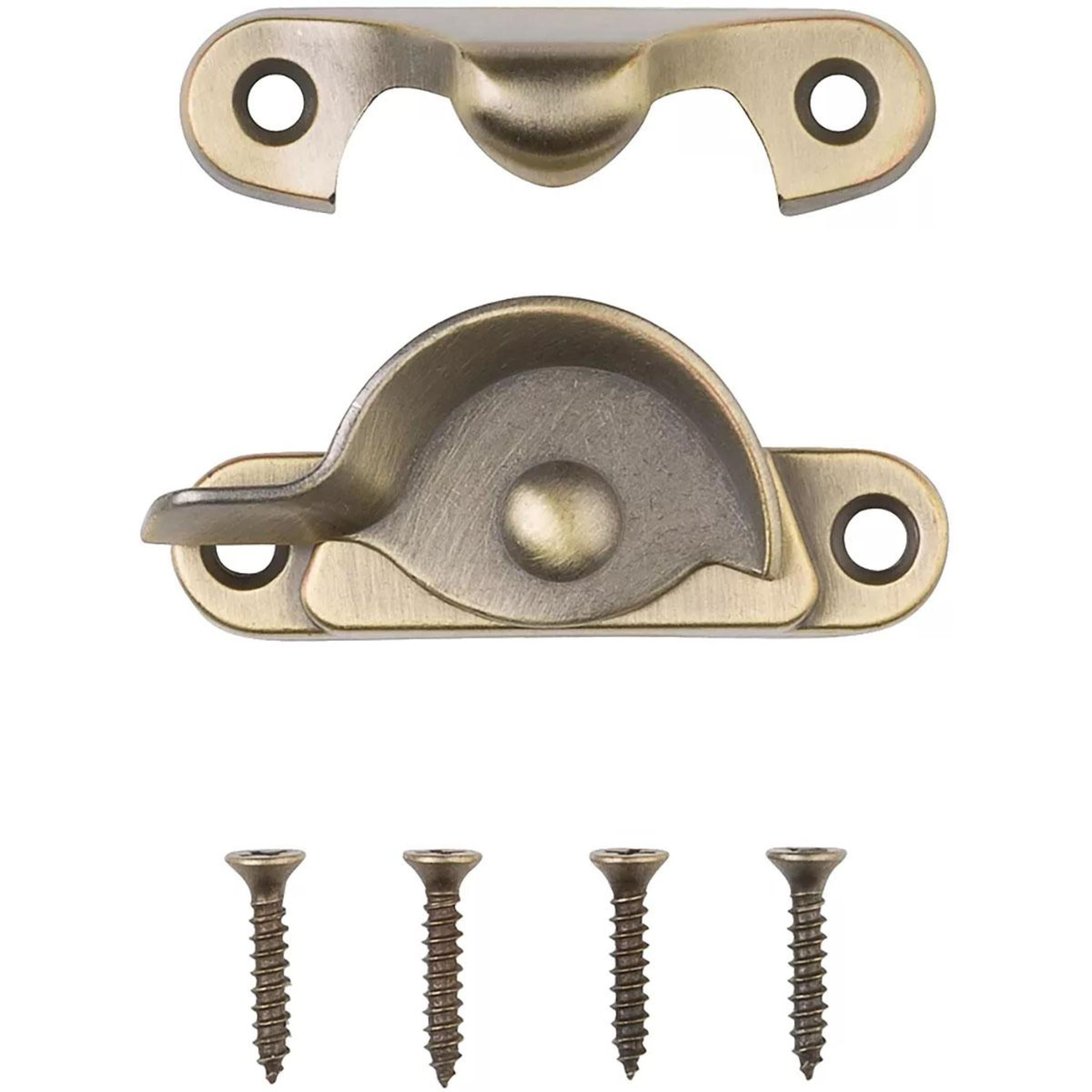 National Hardware - N148-809 V600 Sash Lock in Antique Brass