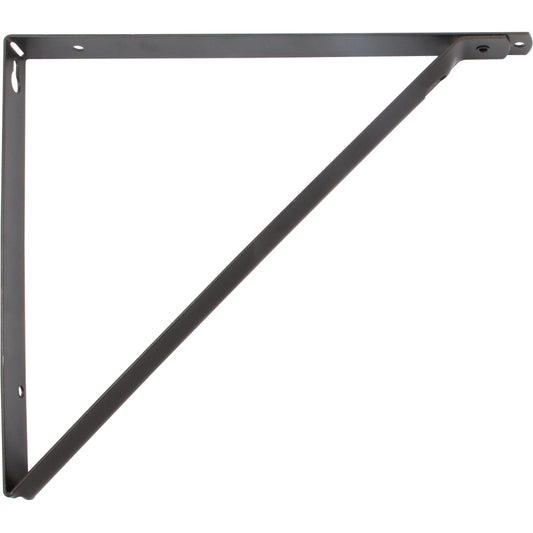 Stone Harbor Hardware Shelf Bracket, Powder Coated, 10-1/4 Inches, Dark Bronze
