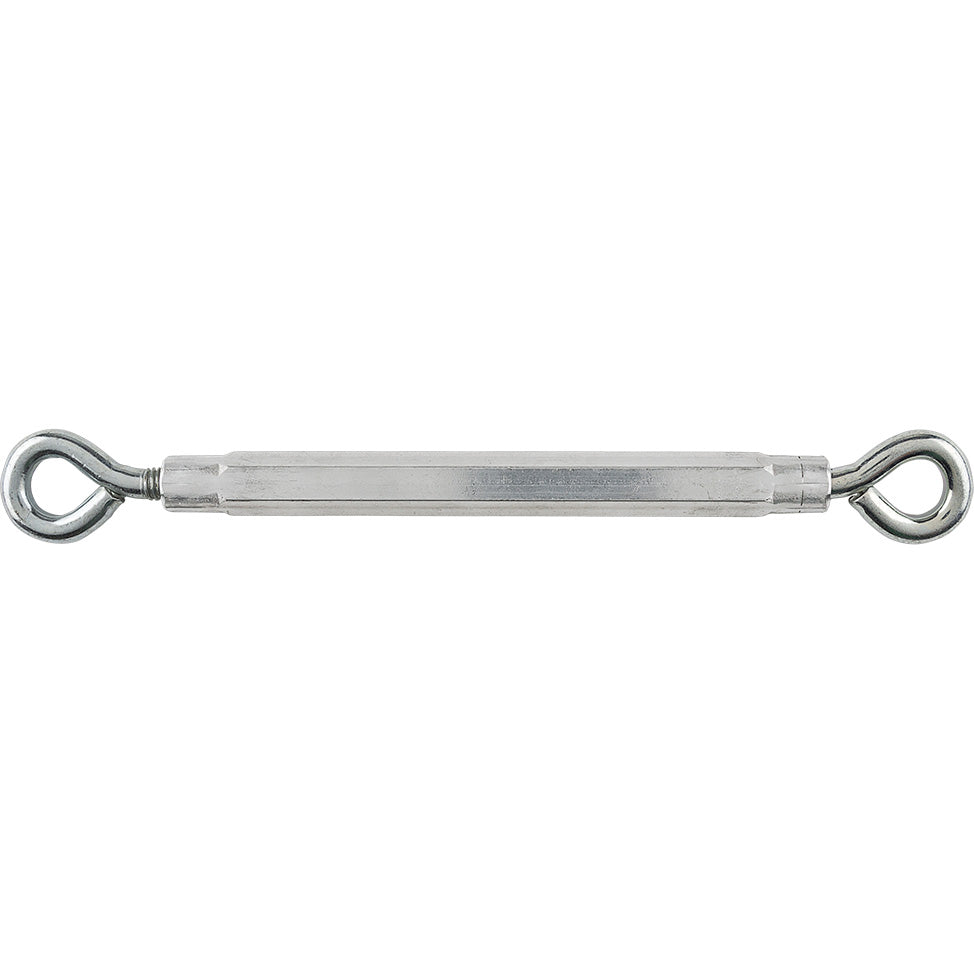 2170BC 3/8" x 16" Eye / Eye Turnbuckle - Zinc Plated