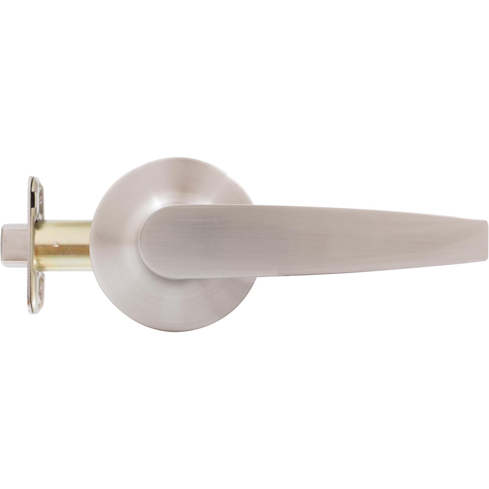 Stone Harbor Hardware Tucson Door Lever, Passage (Hall/Closet) Latch, Satin Nickel