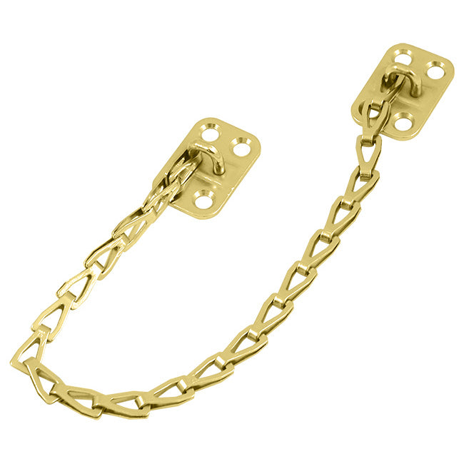 TC82U3 12" Transom Chain - Polished Brass