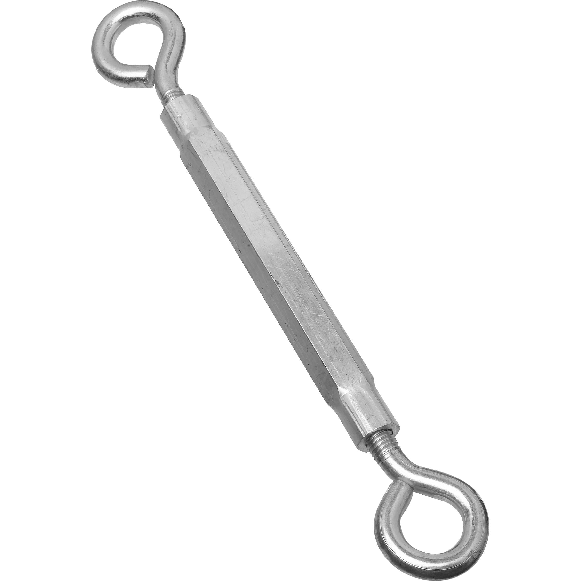 2170BC 1/2" x 17" Eye / Eye Turnbuckle - Zinc Plated