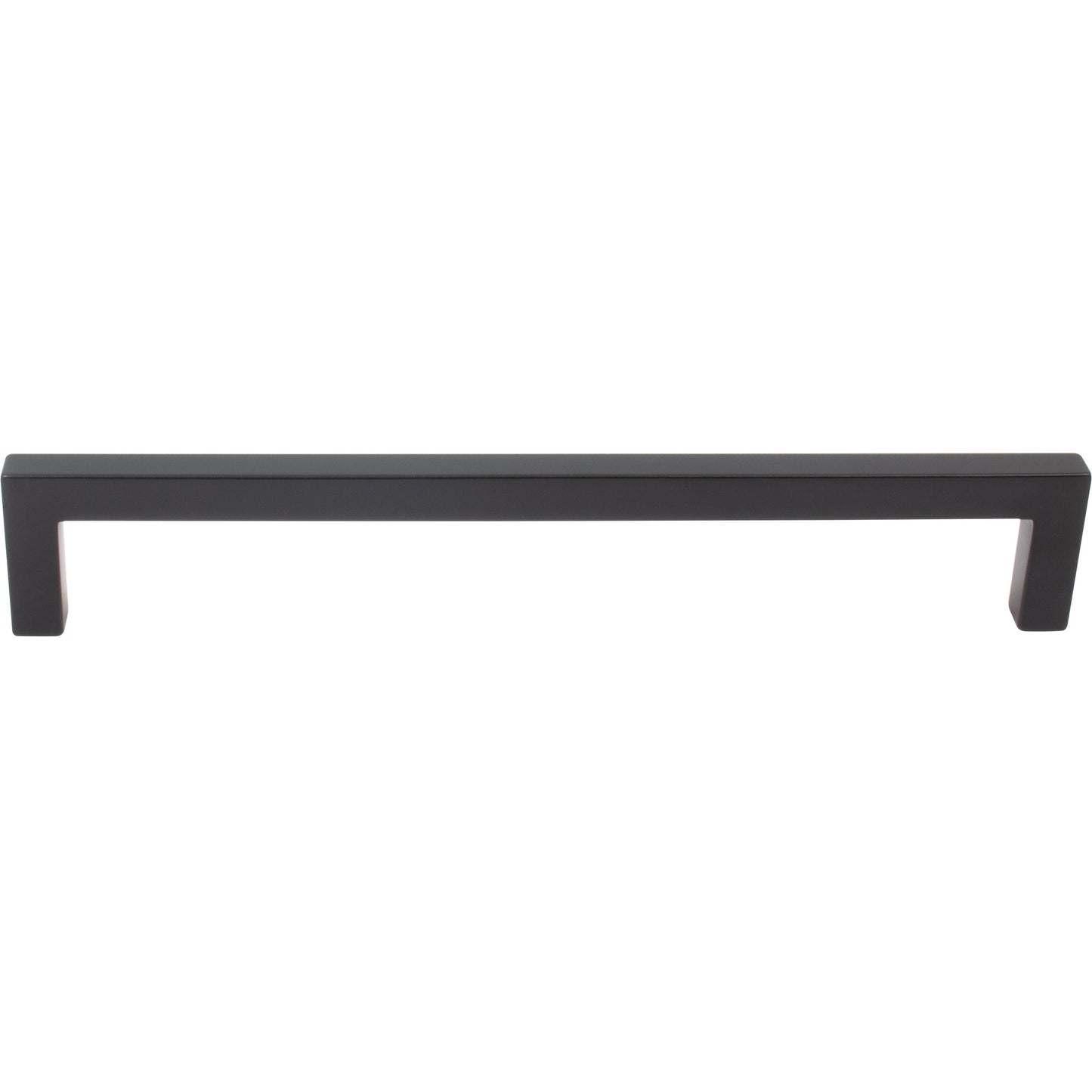 Stone Harbor Hardware Contemporary Square Cabinet Pull, 192 Millimeters, Zinc Base Material, Matte Black