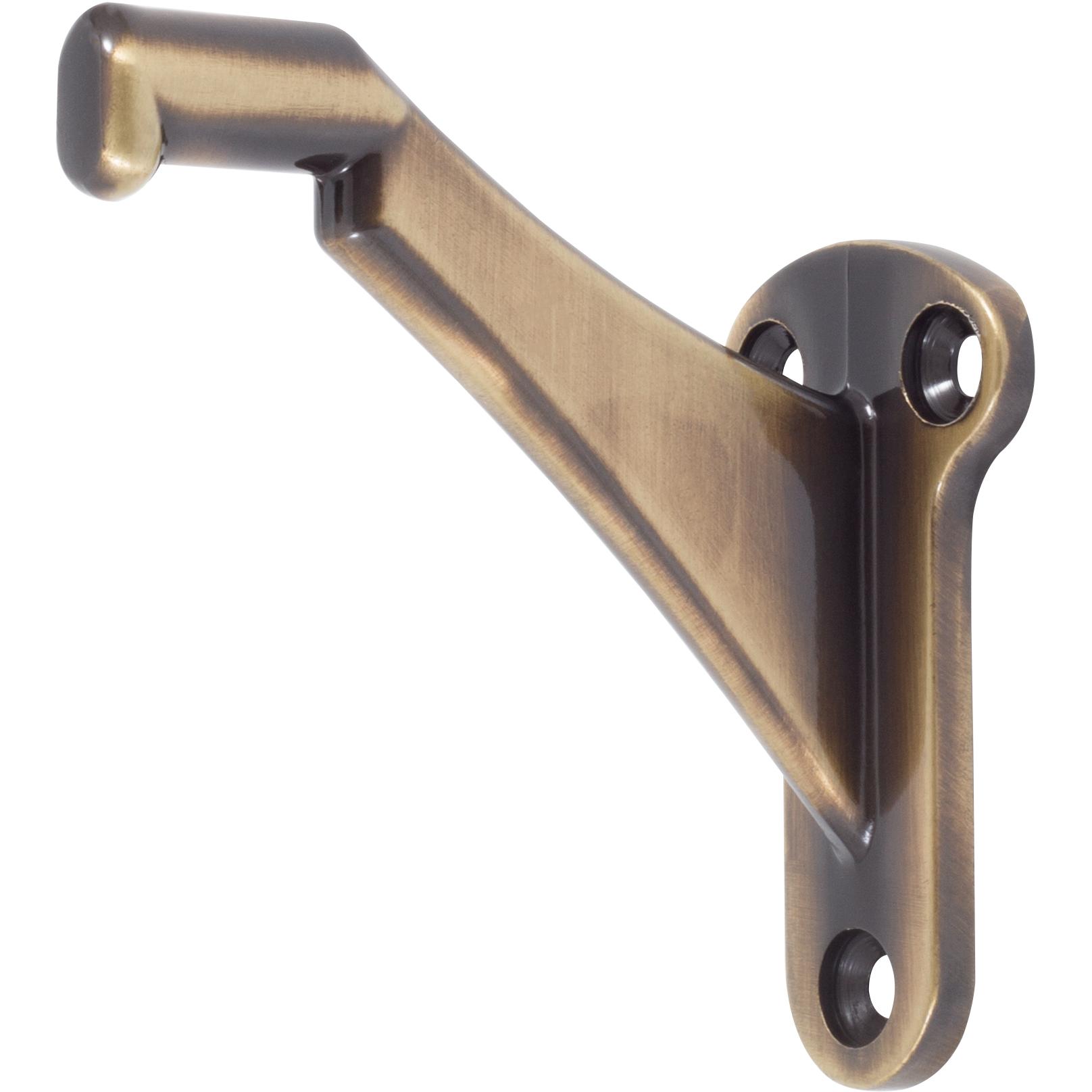 Stone Harbor Hardware Heavy-Duty Handrail Bracket, Antique Brass