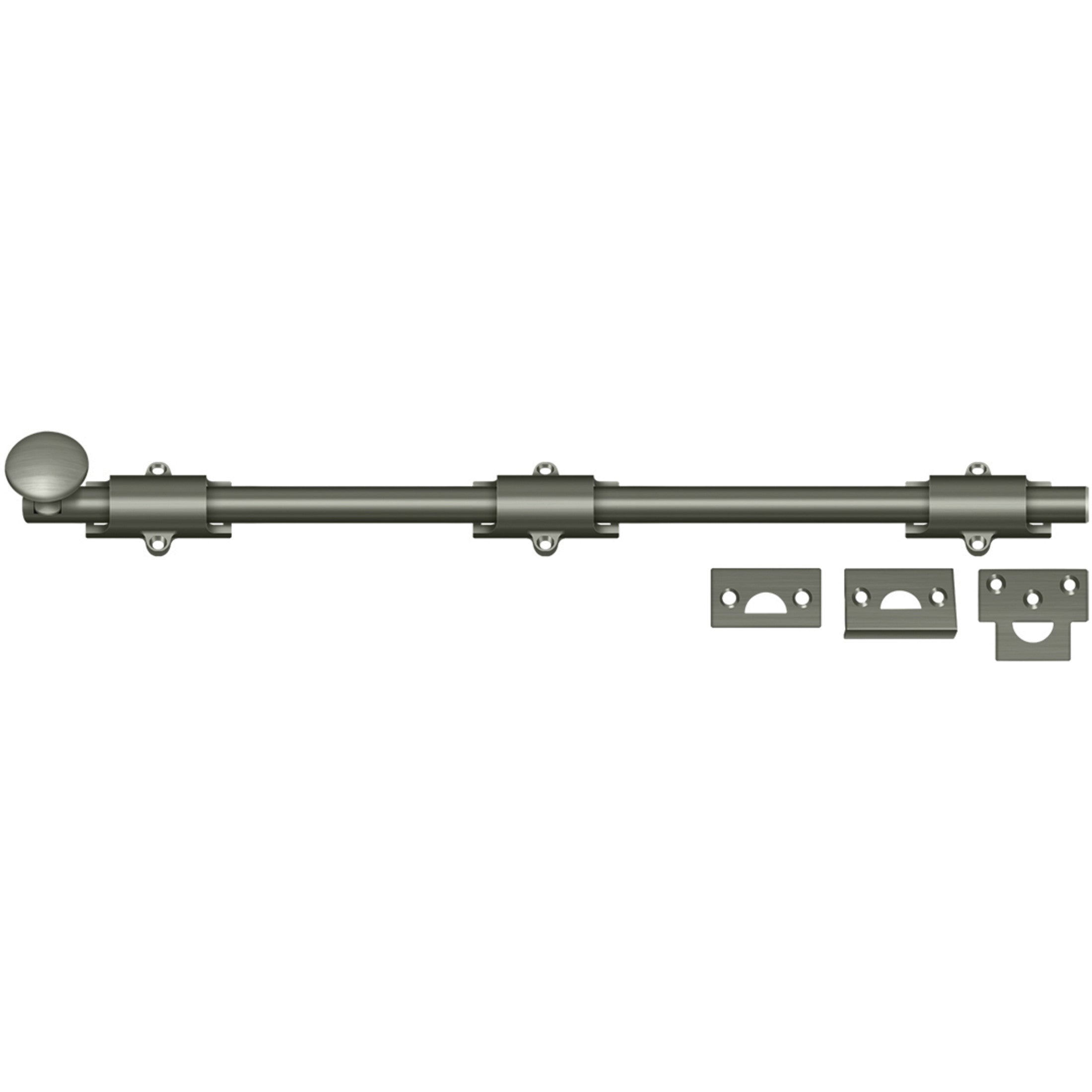18SB15A 18" Surface Bolt - Antique Nickel