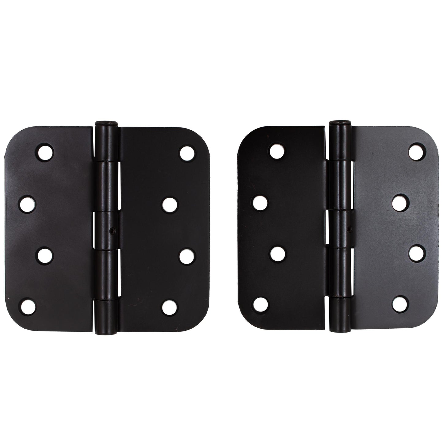 Stone Harbor Hardware Standard Hinge, Non-Removable Pin, 4 Inches, 5/8" Radius Corner, 2-Pack, Oil-Rubbed Bronze