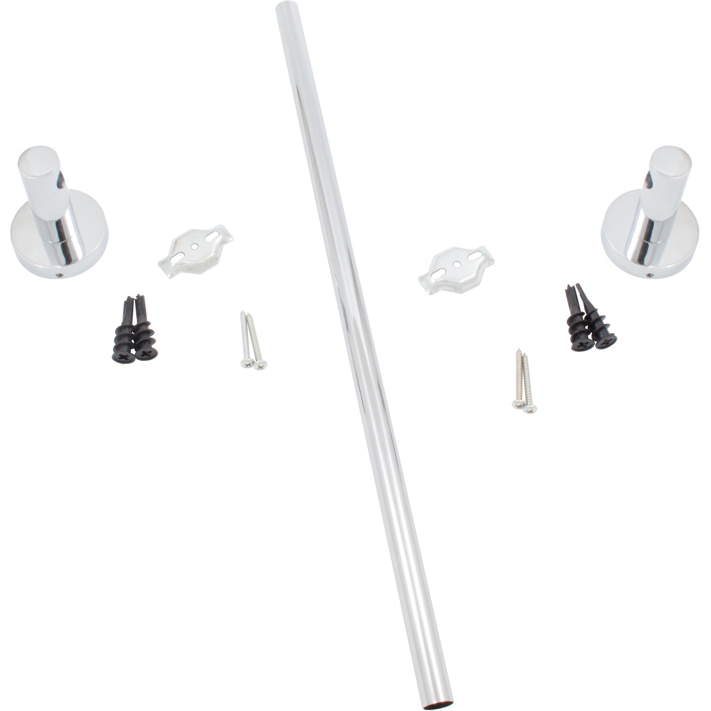 Stone Harbor Hardware Zurich Towel Bar, 24 Inches, Polished Chrome