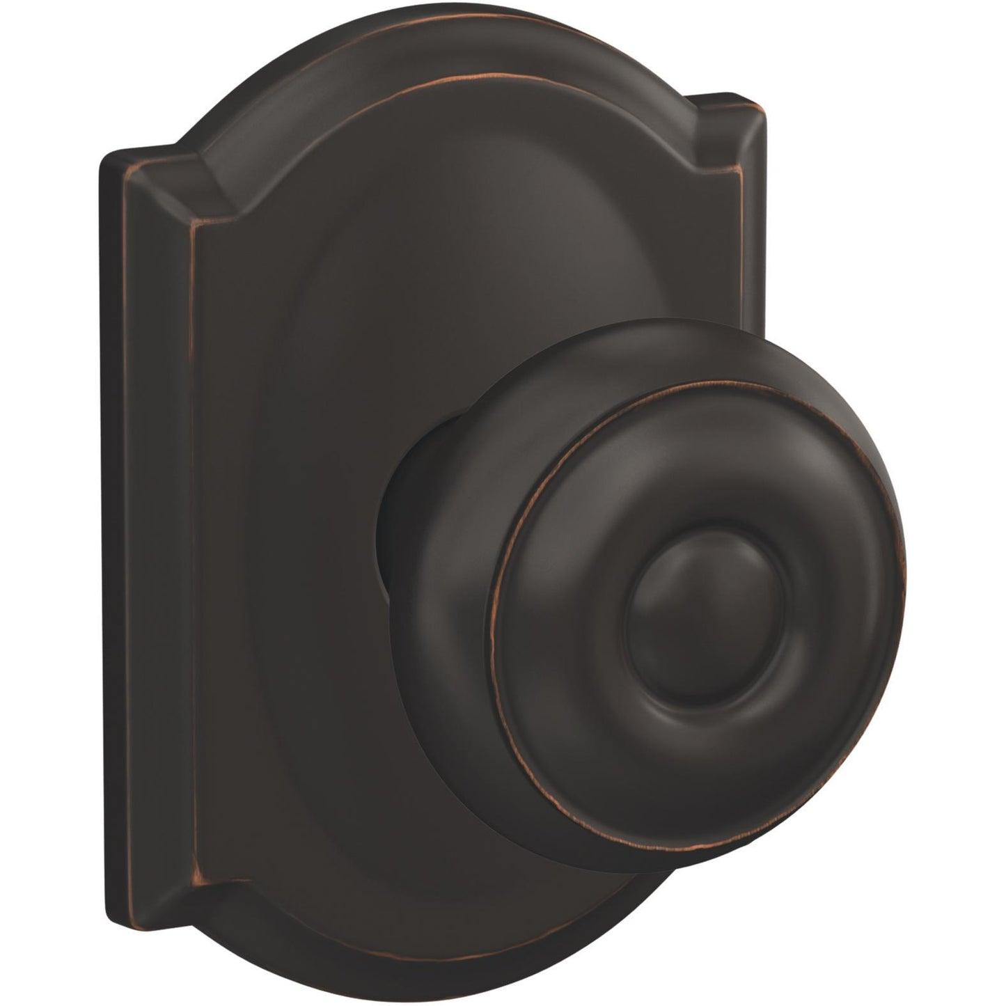 FC21GEO716CAM 16-600 10-027 Georgian / Camelot Passage / Privacy Combo - Aged Bronze