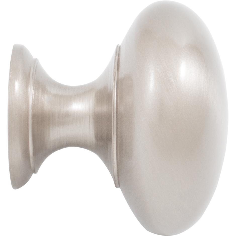 Stone Harbor Hardware Bi-Fold Closet Door Knob, 1-1/4 Inches, Satin Nickel