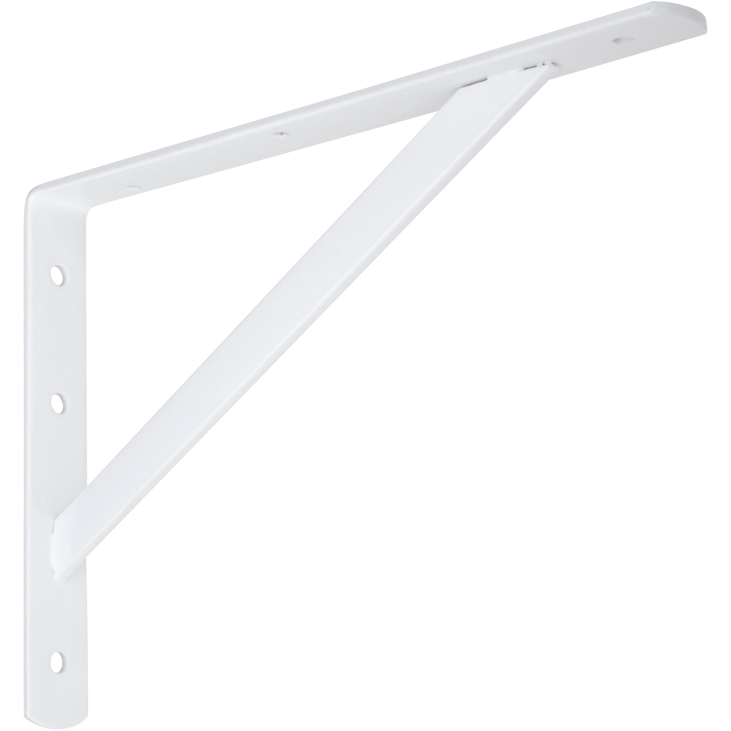 111BC 12" Super Strength Shelf Bracket - White