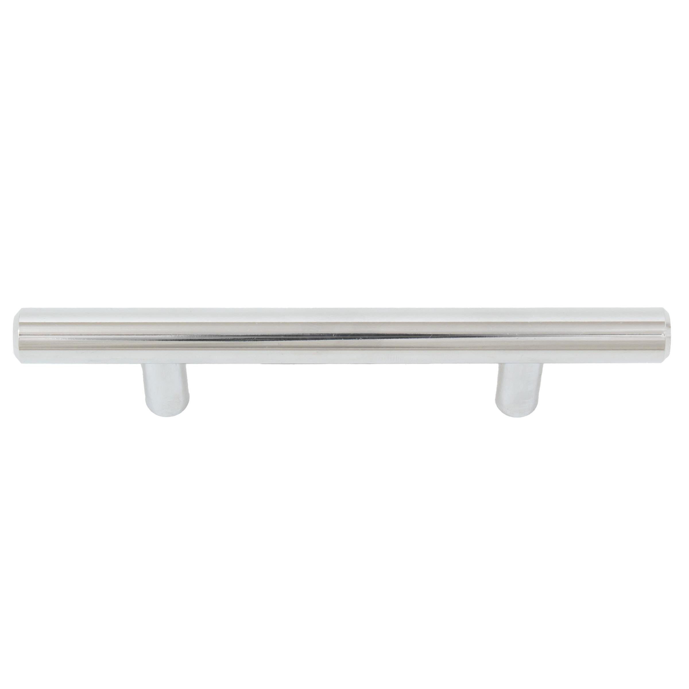 Stone Harbor Hardware Bar Cabinet Pull, 3 Inches (76 Millimeters), 136mm Overall Length, Polished Chrome