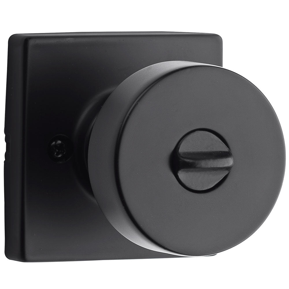 Pismo Privacy/Bed & Bath Knob - 730 Series with Square Trim - Boxpack
