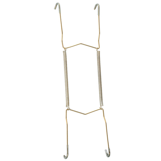 National Hardware - V2525-0811 Adjustable 11" Decorative Plate Hanger - Brass