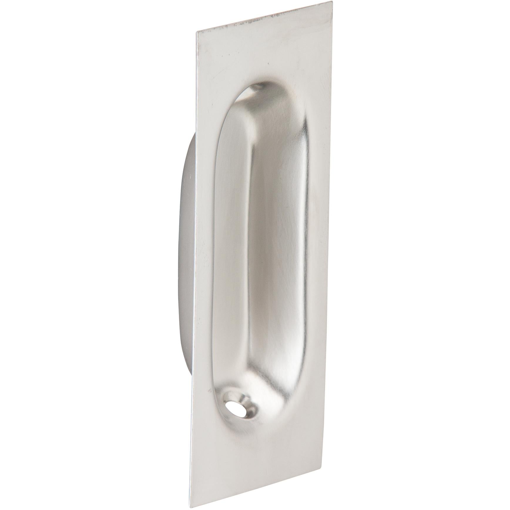 22B26D 3-1/8" x 1-5/16" x 7/16" Flush Pull - Satin Chrome