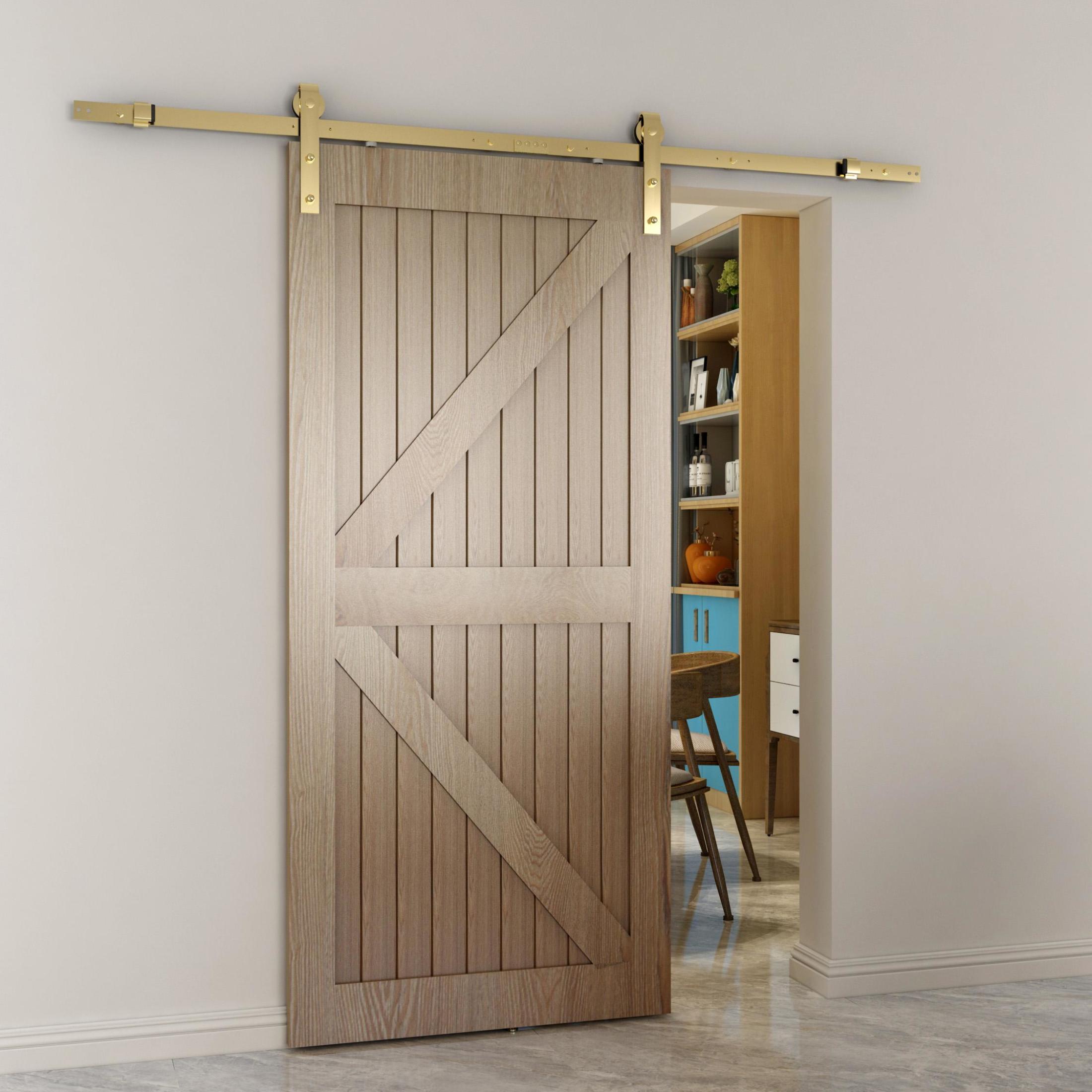Barn Strap Style Sliding Door Hardware Set