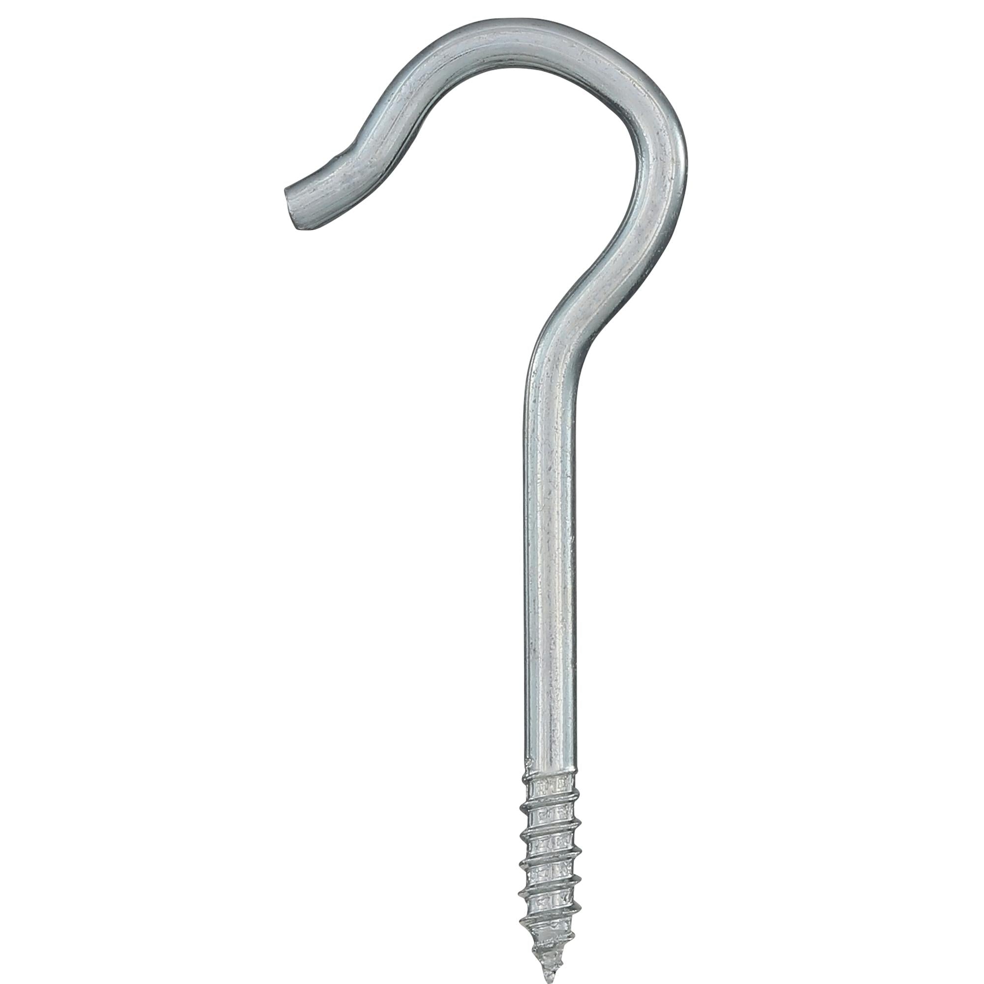 National Hardware -N100-188 TP2040 #6, 3-3/8" Ceiling Hooks in Zinc Plated, 15 pack