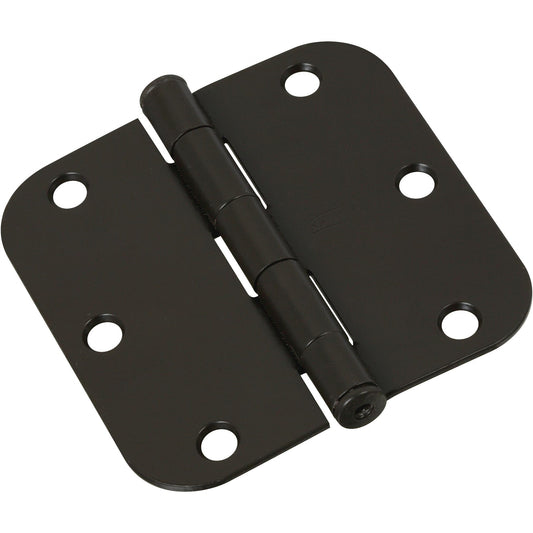 National Hardware - V512R5/8 3-1/2" 5/8R Hinge 3/pk - Oil-Rubbed Bronze