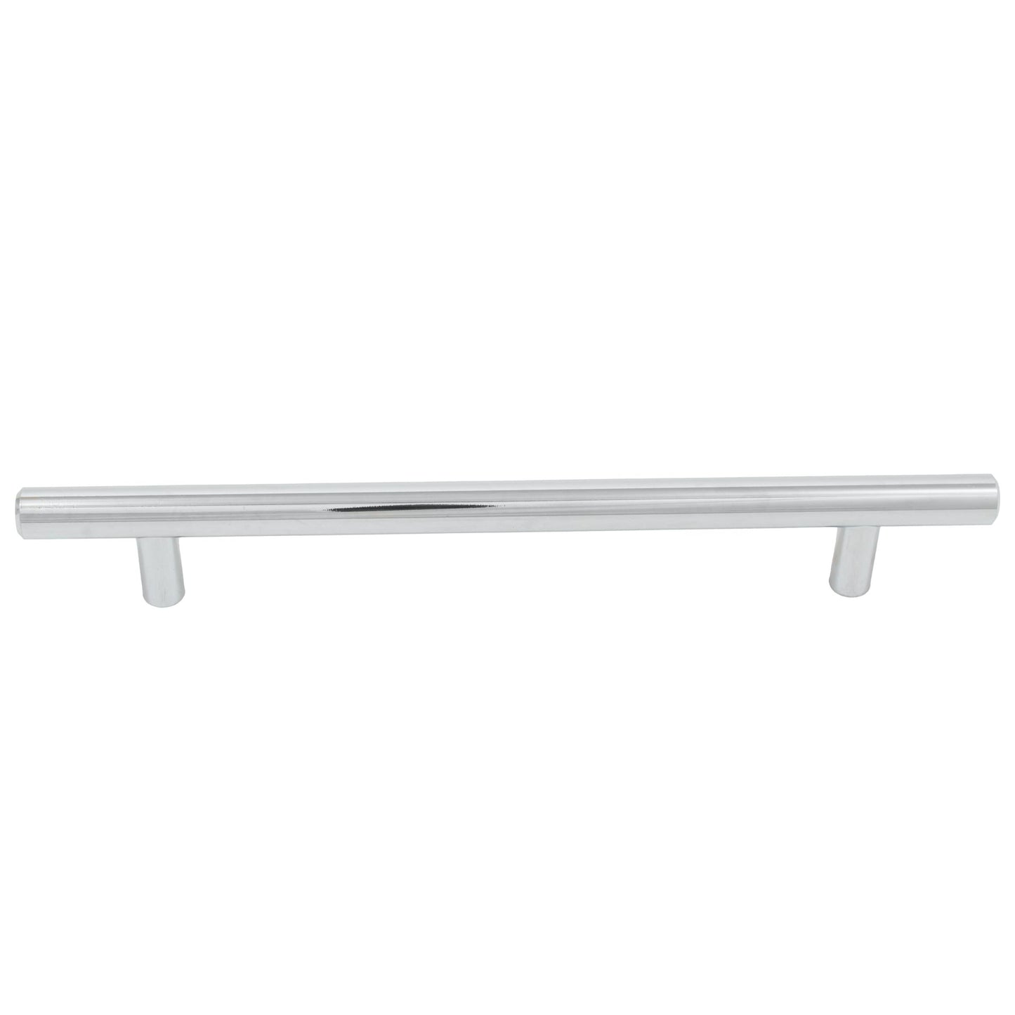 Stone Harbor Hardware Bar Cabinet Pull, 160 Millimeters, 220mm Overall Length, Polished Chrome