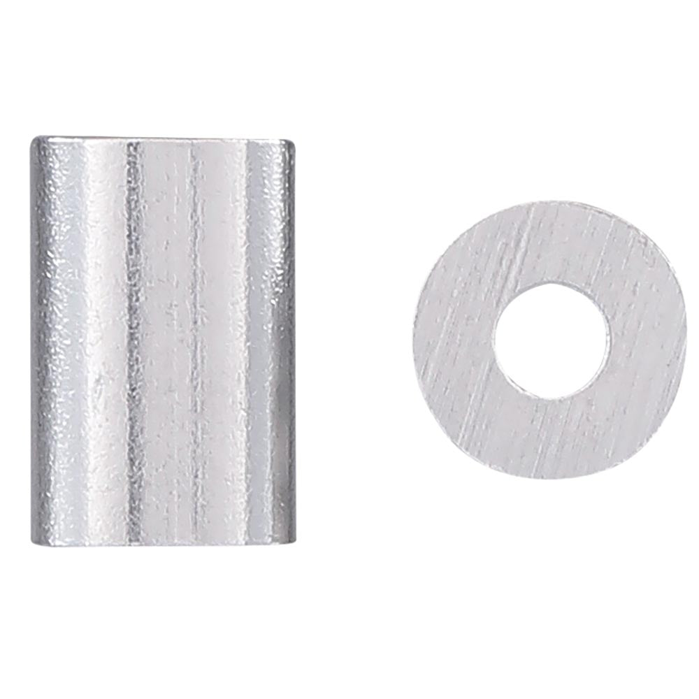 National Hardware - N100-294 V3231 1/16" Ferrule & Stop Ferrule and Stops in Aluminum