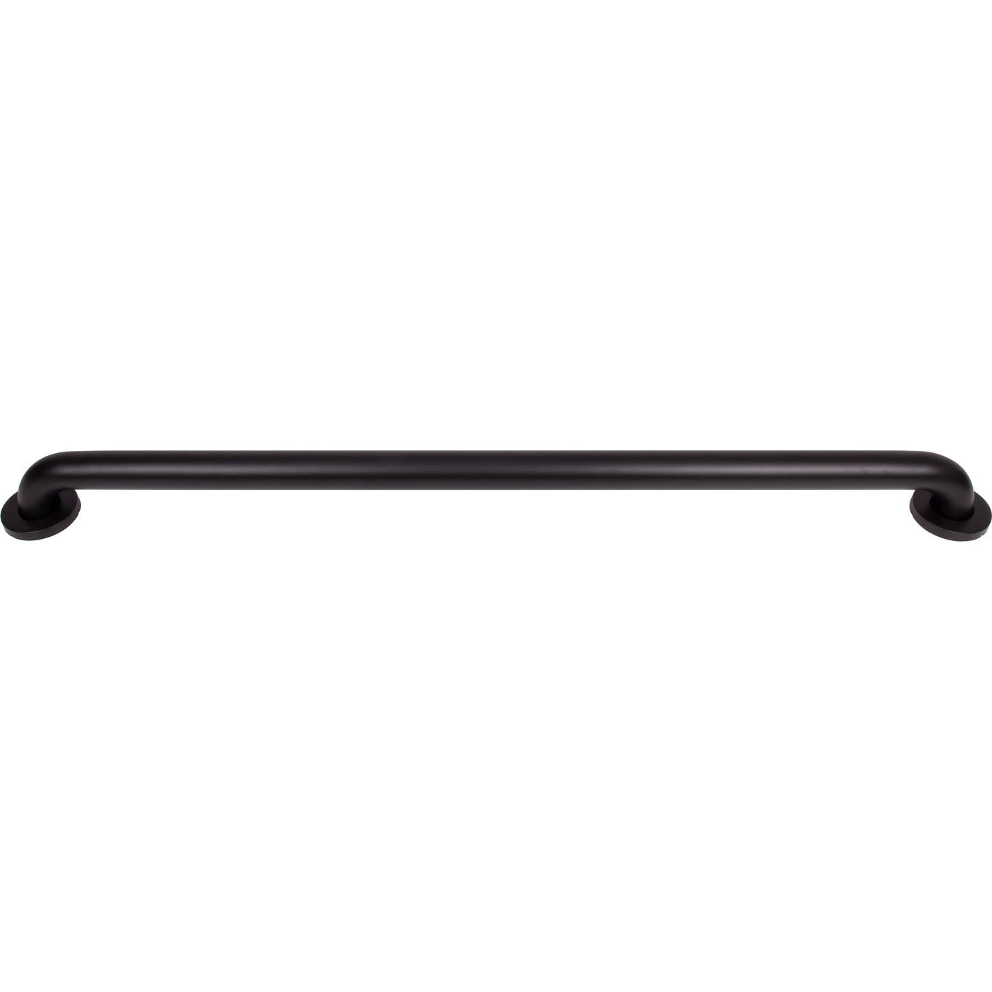 Stone Harbor Hardware Knurled Grab Bar, 36 Inches, 1-1/2" Diameter, 1-1/2" Wall Clearance, Concealed Screws, Matte Black