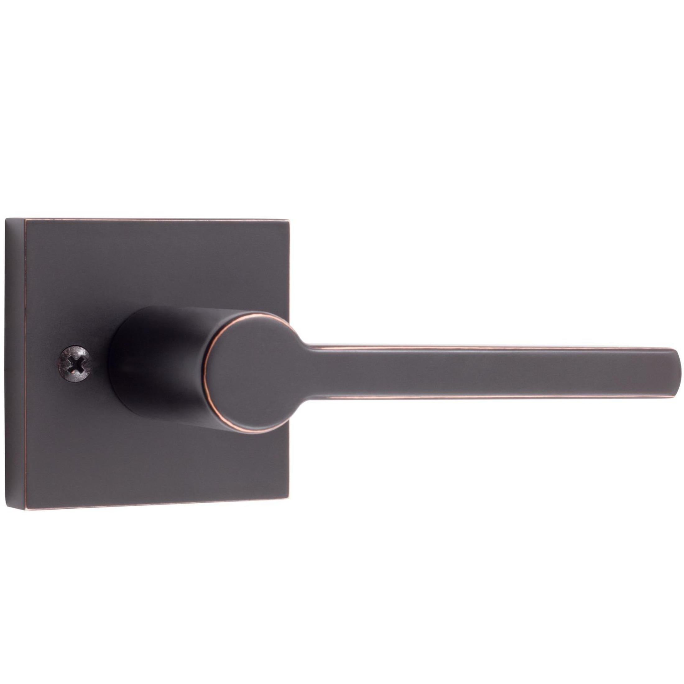 Vienna Door Lever with Square Rosette, Dummy (Non-Turning) Function