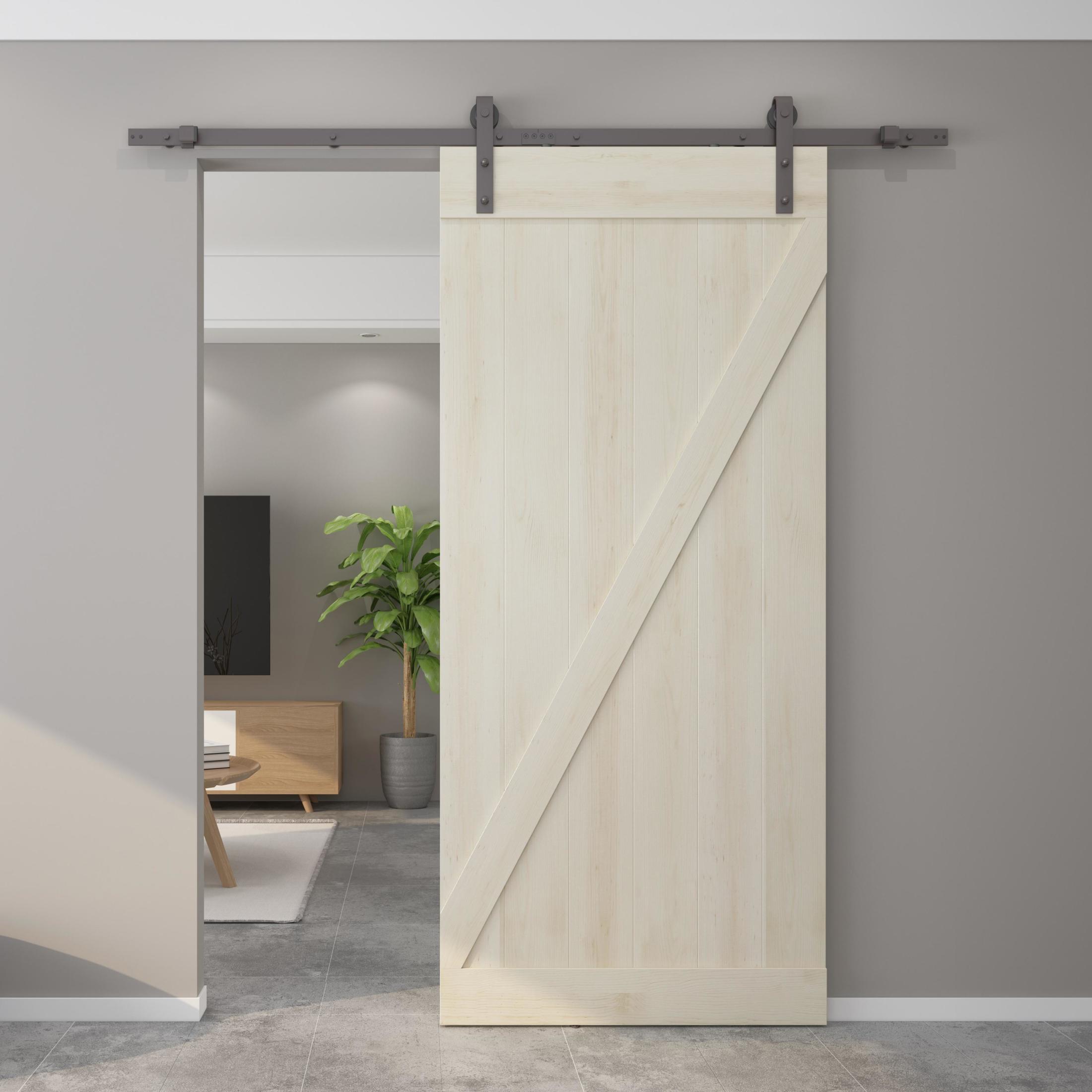 Barn Strap Style Sliding Door Hardware Set