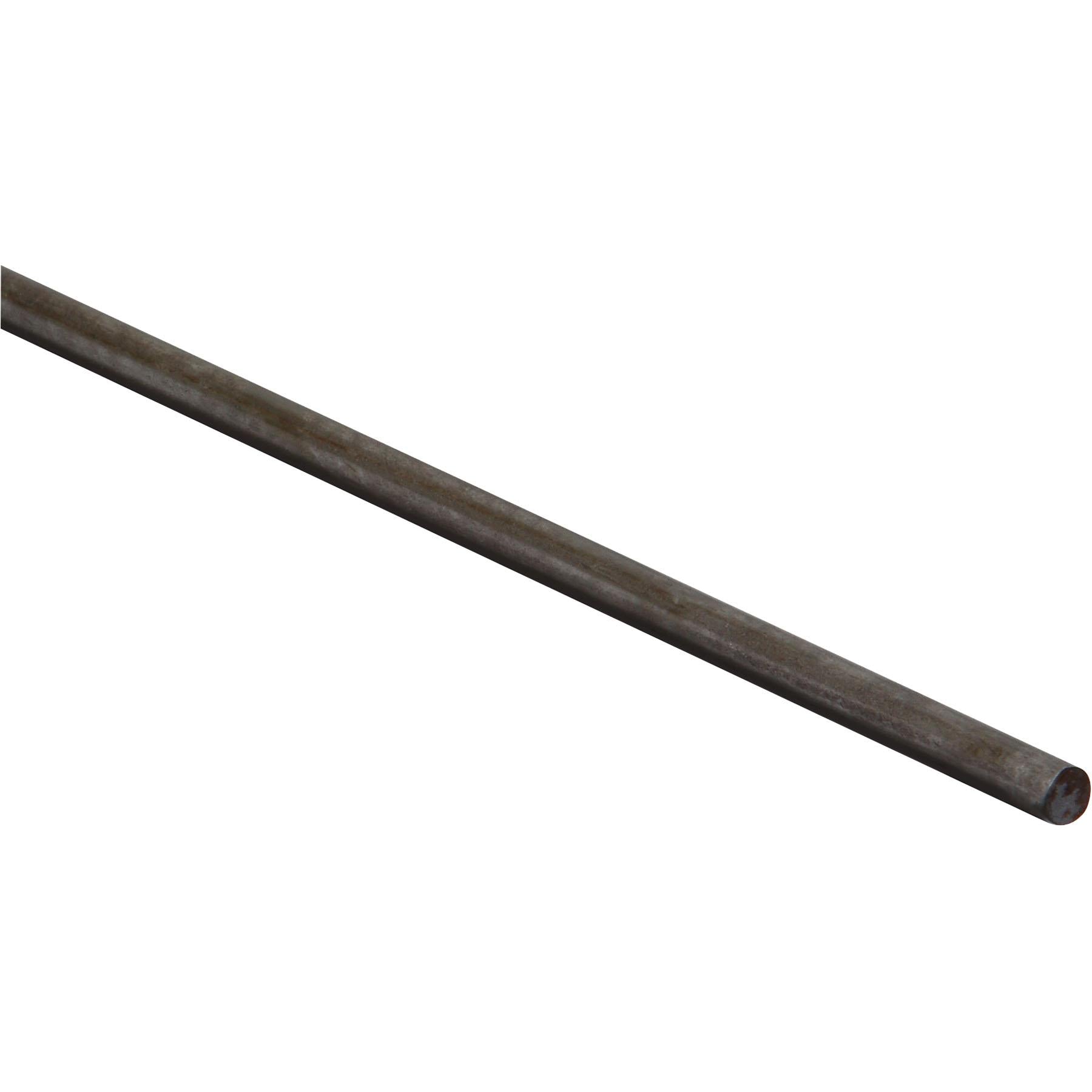 4055BC 1/4" x 48" Smooth Rod - Plain Steel