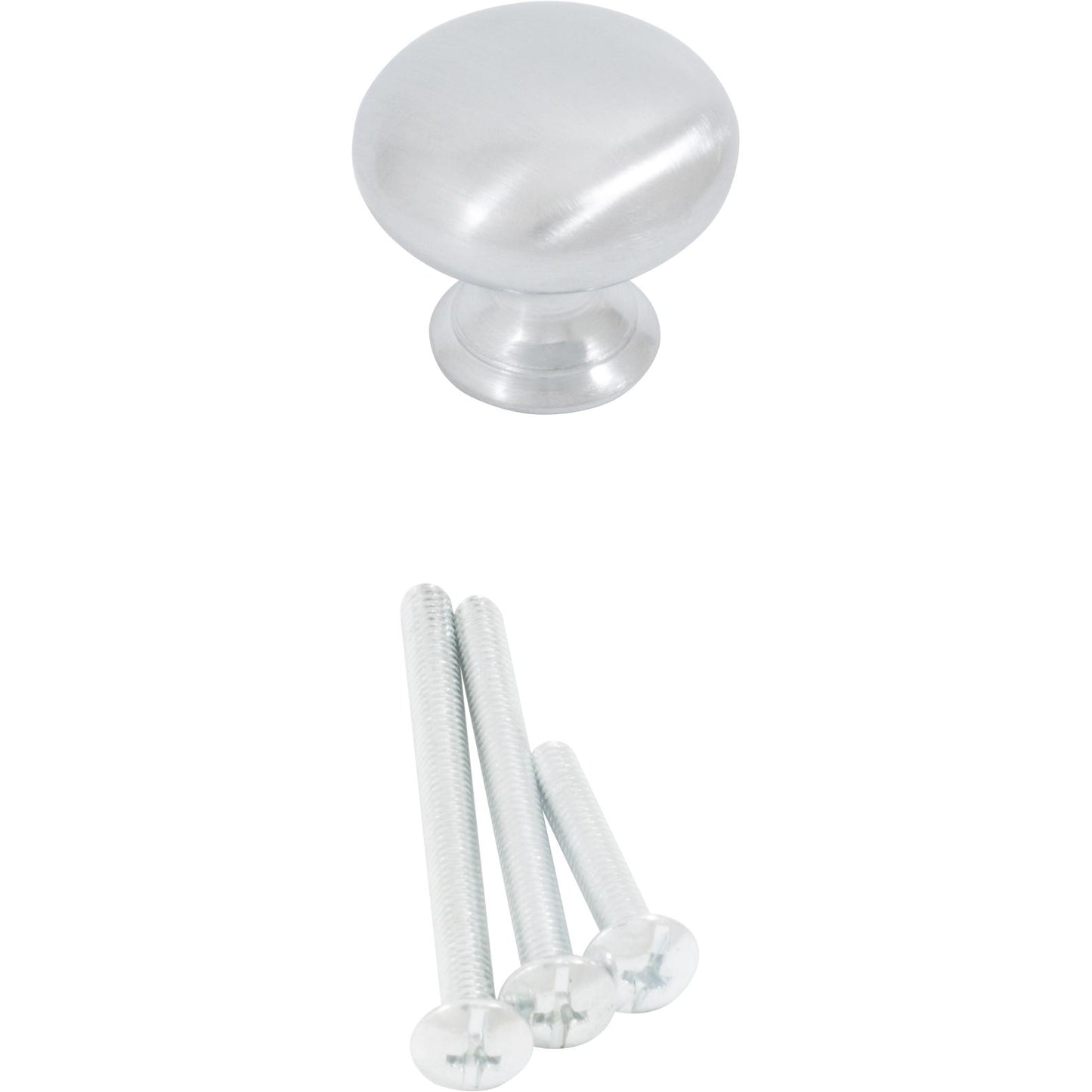 Stone Harbor Hardware Bi-Fold Closet Door Knob, 1-1/4 Inches, Satin Chrome
