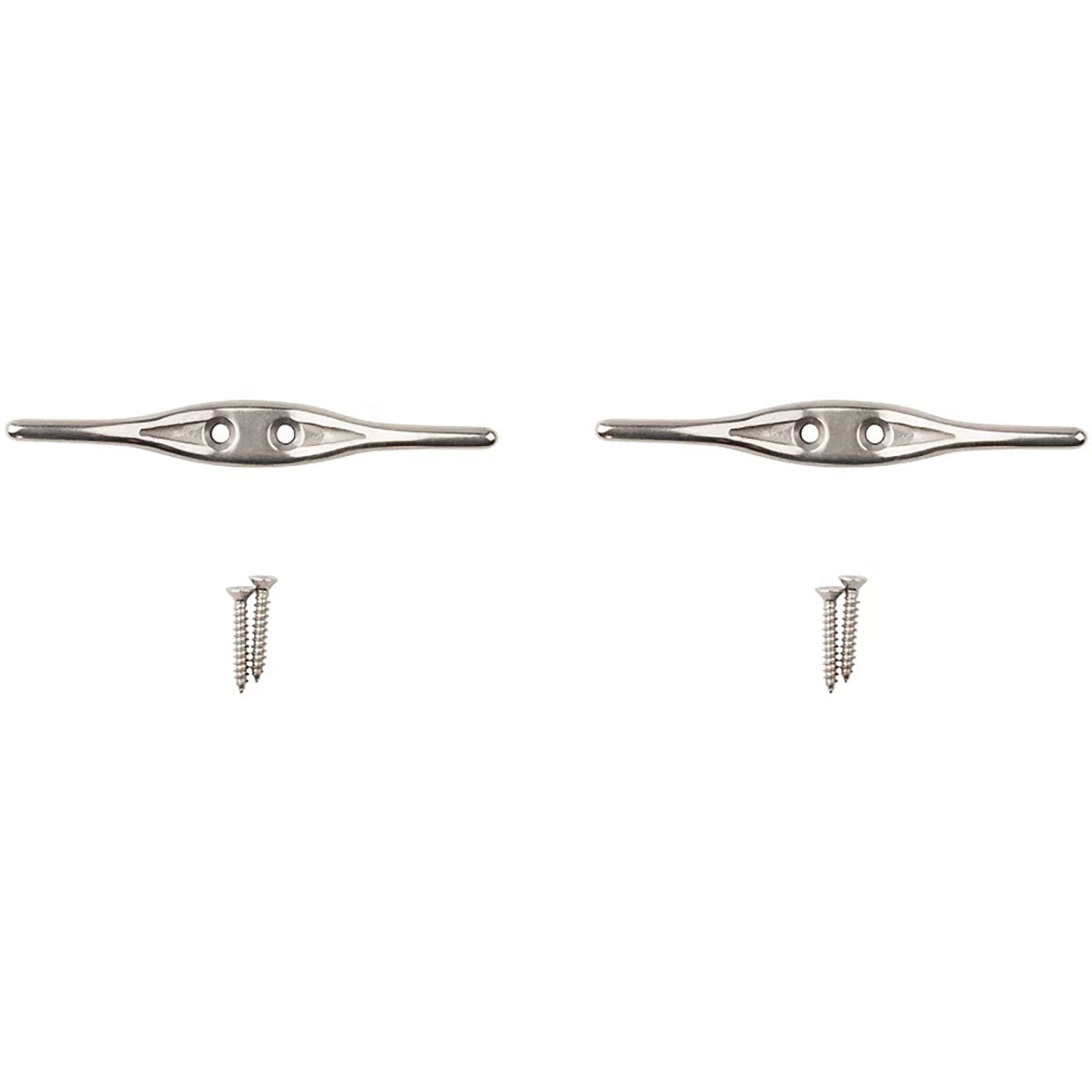 National Hardware - N348-474 V3202, 4-1/2" Rope Cleat in Stainless Steel, 2 pack
