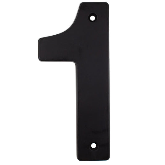 Stone Harbor Hardware Contemporary House Number, #1, 5 Inches, Matte Black