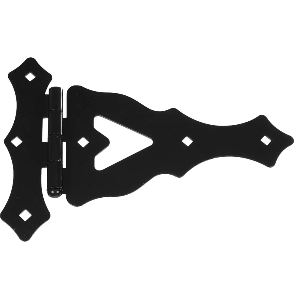 National Hardware - N179-200 859BC 10" Ornamental T-Hinge in Black