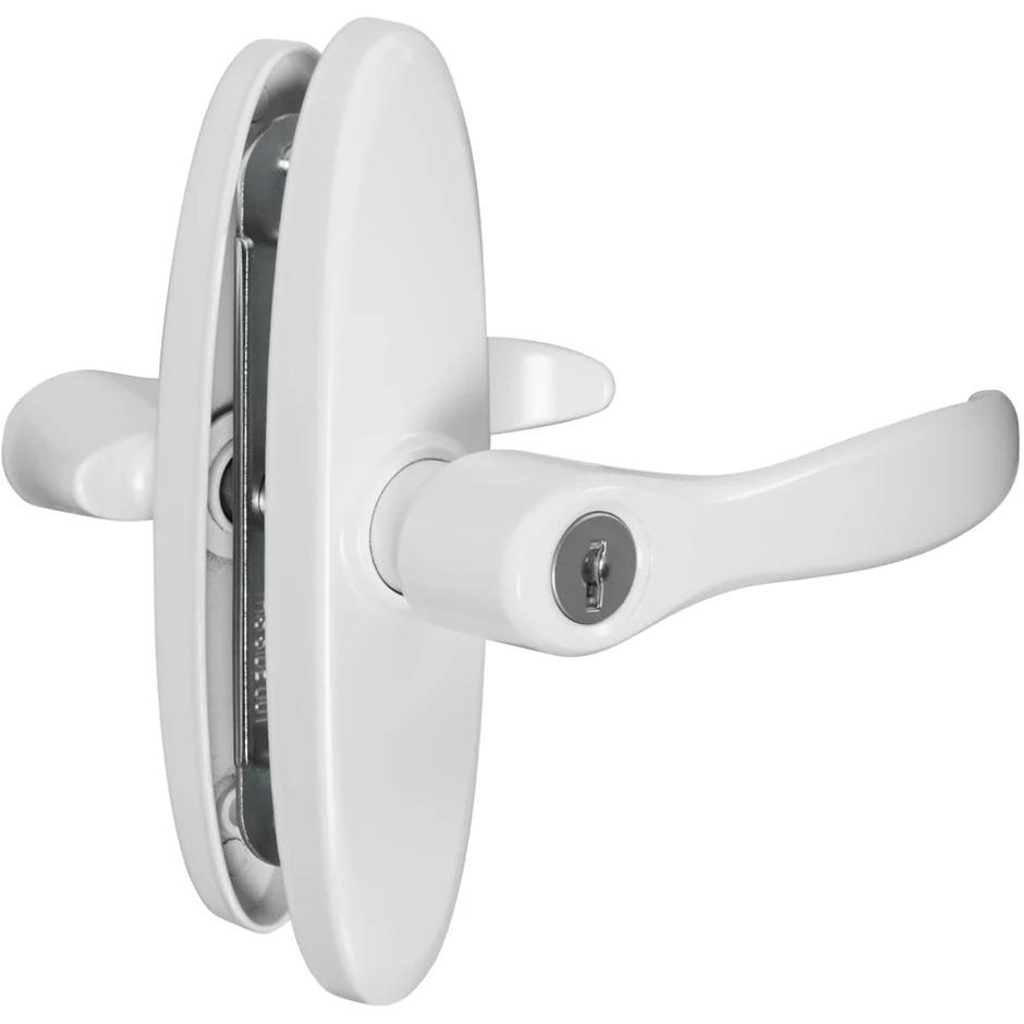V1332 Decorative Lever Latch for 5/8" to 1-3/8" Thick Door - White