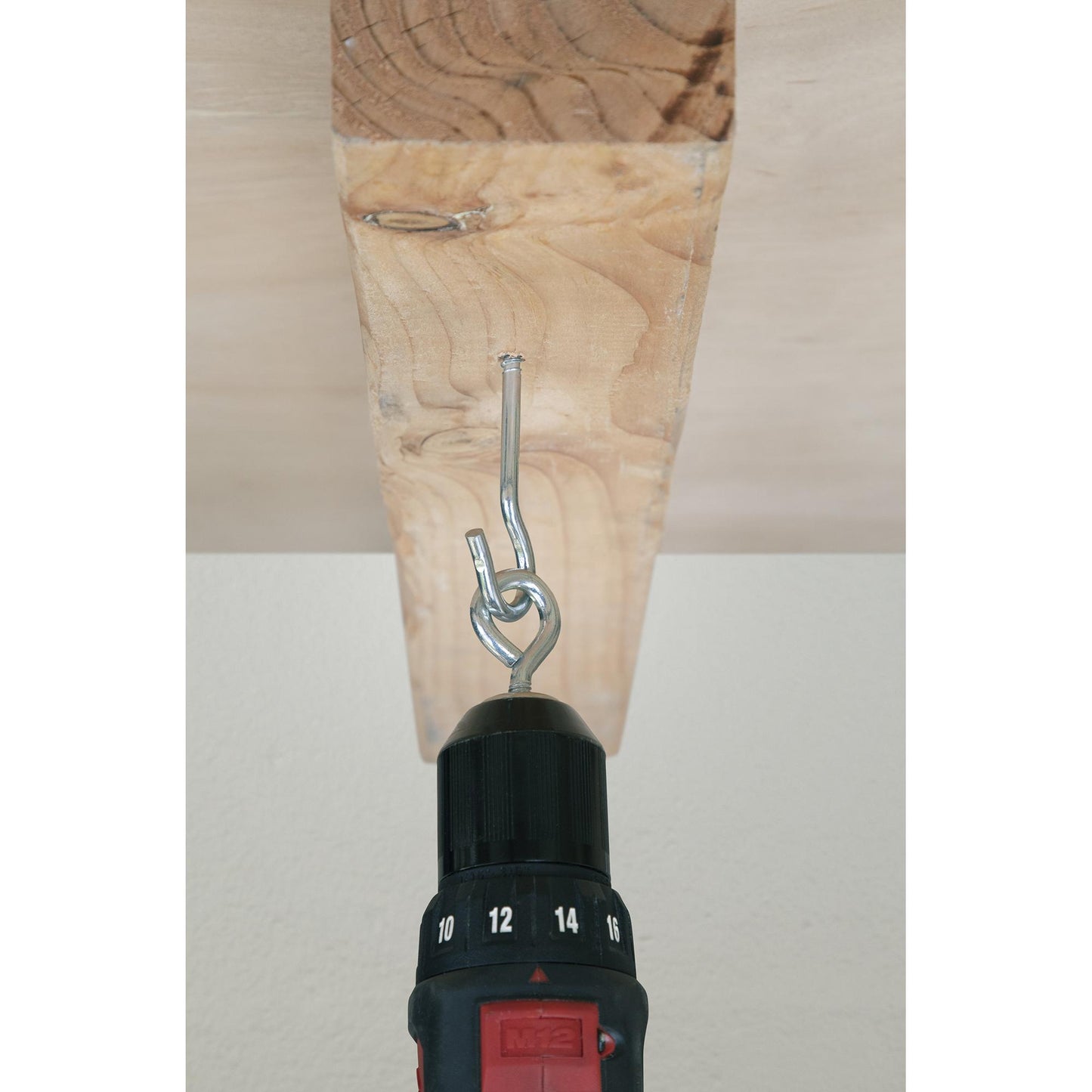 V2040 #6, 3-3/8" Ceiling Hook - Zinc Plated