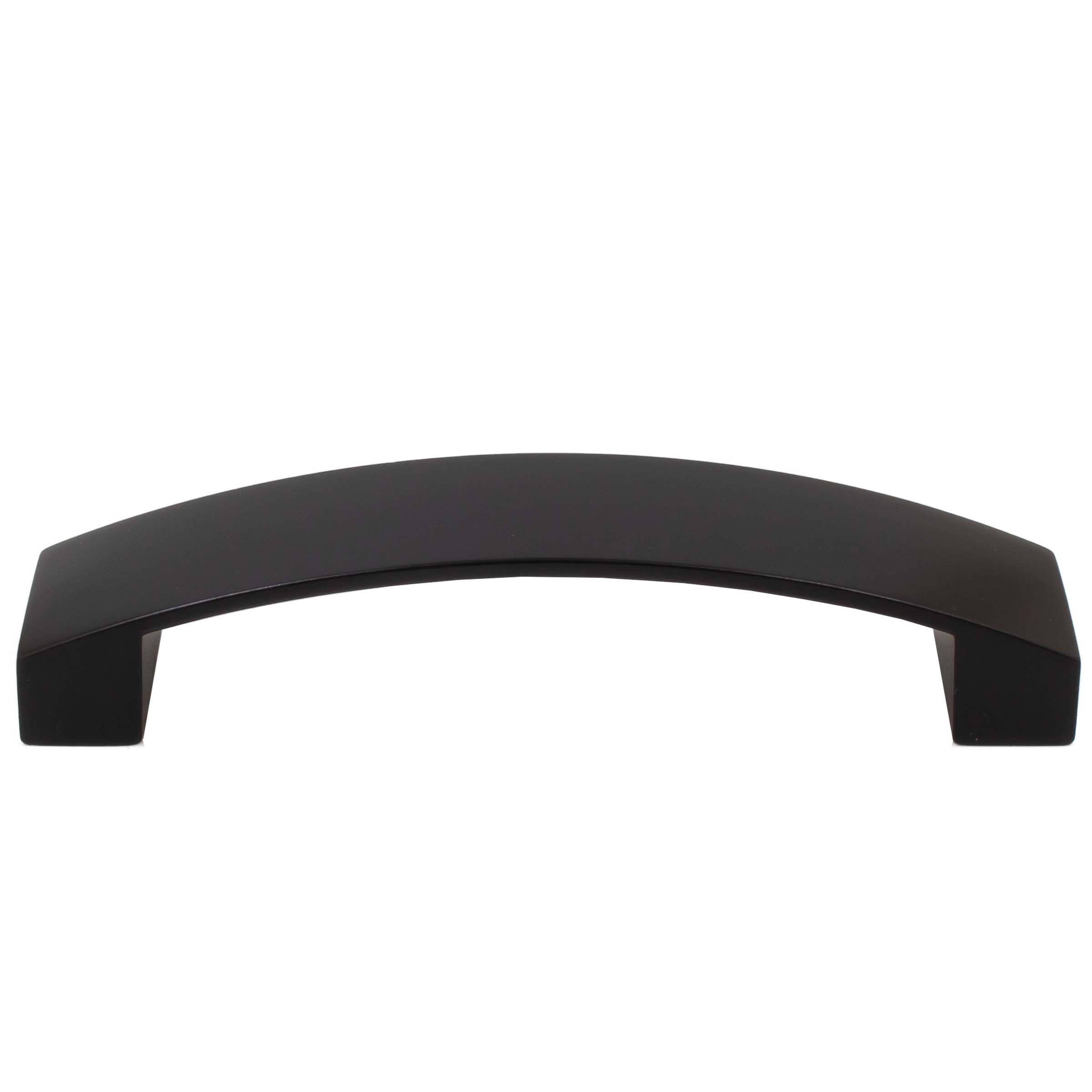 Stone Harbor Hardware Zephyr Cabinet Pull, 96 Millimeters, Matte Black