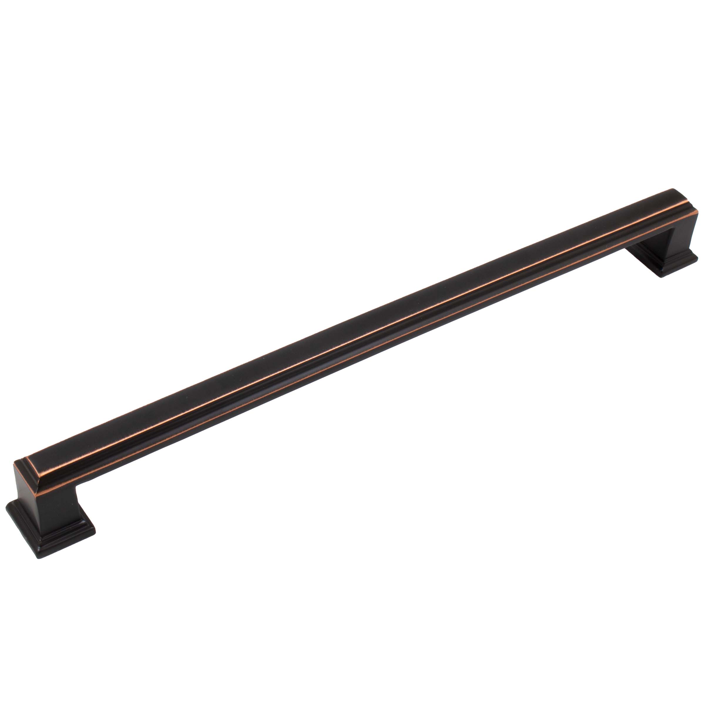 Stone Harbor Hardware Metropolis Cabinet Pull, 224 Millimeters, Vintage Bronze