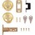 Round Pocket Door Lock Entry