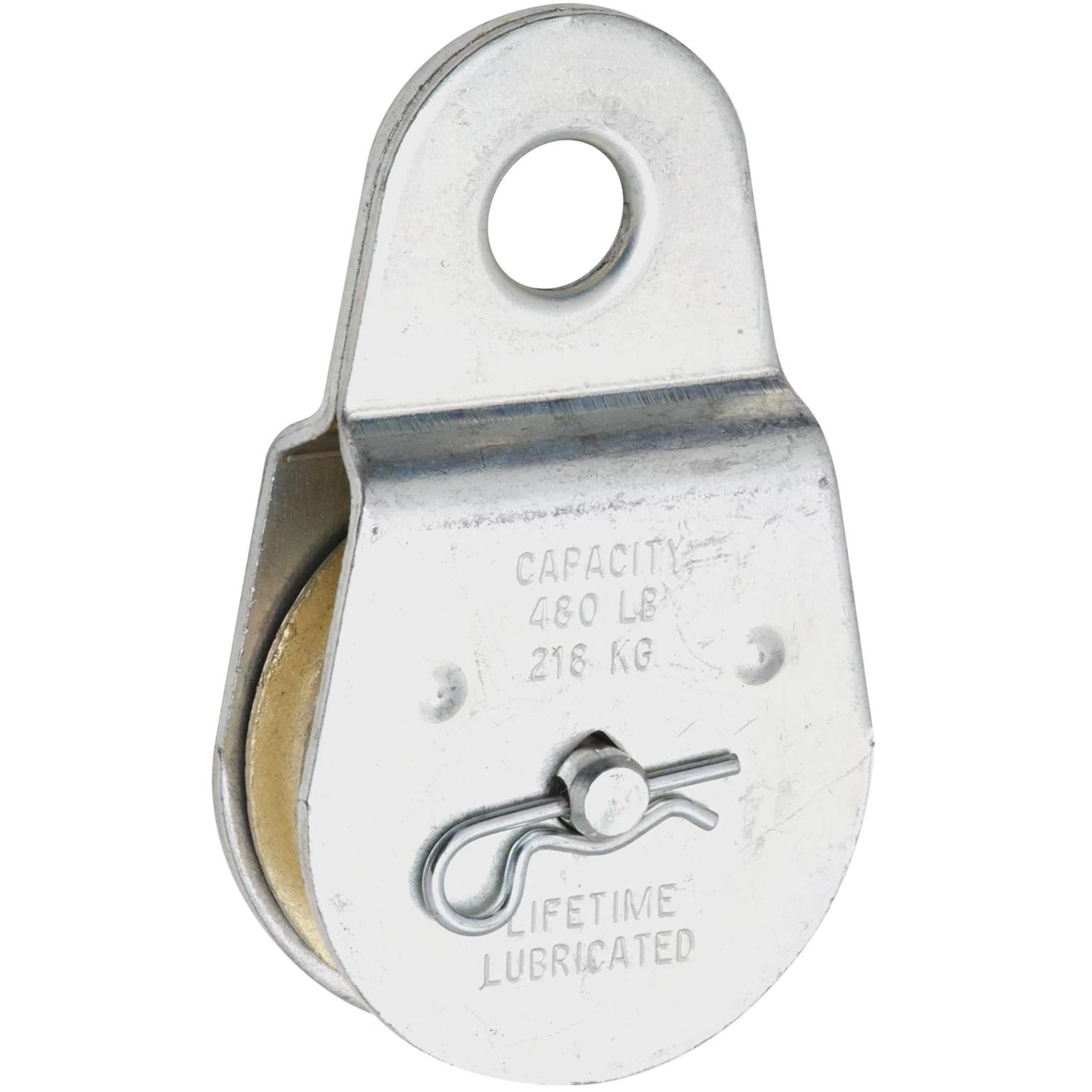 National Hardware - N195-818 3213BC 2" Fixed Single Pulley in Zinc Plated