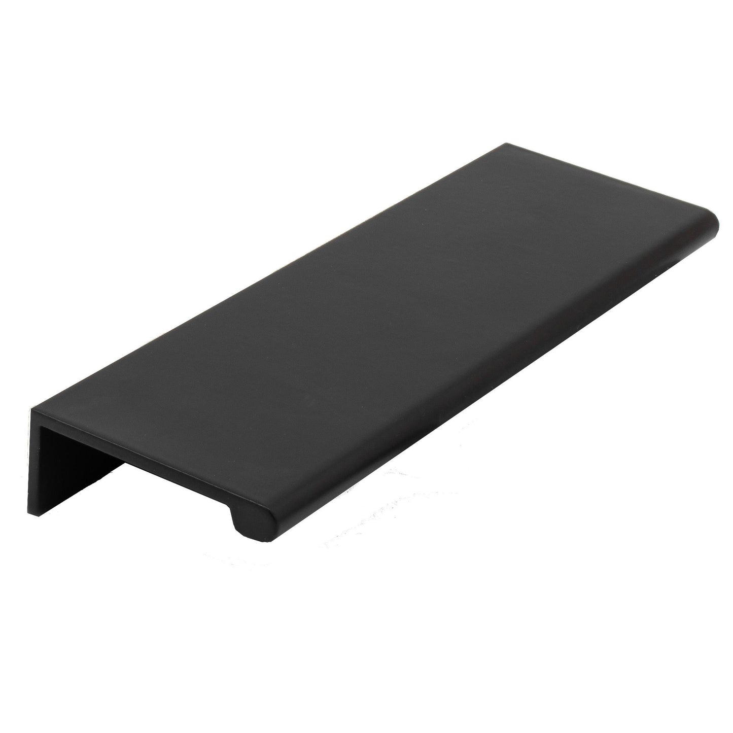 Stone Harbor Hardware Cabinet Edge Pull, 3 Inches, 5-1/4" Overall Length, Matte Black