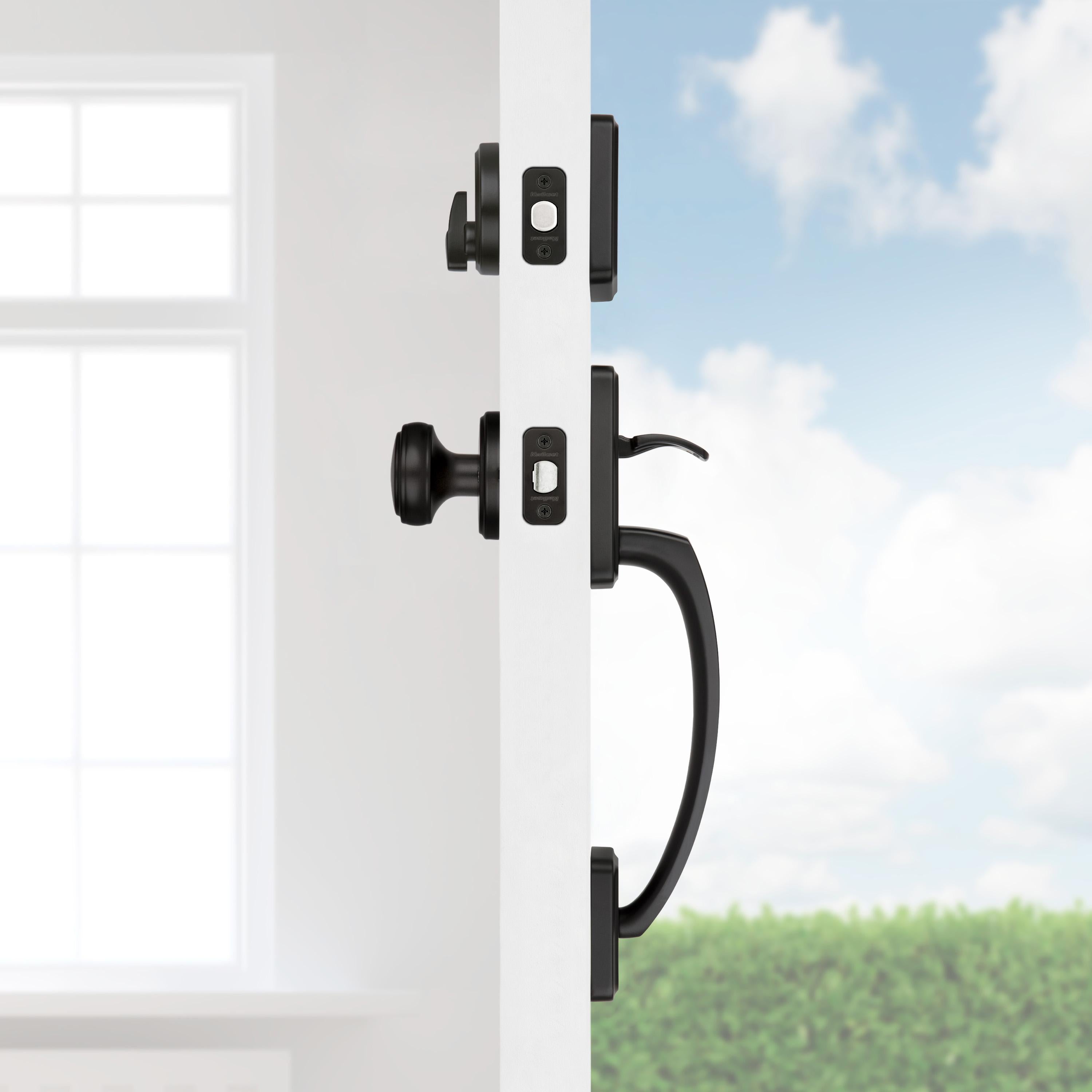 818BFHXSOK 514 SMT CP Brentford Handleset with Sora - Matte Black