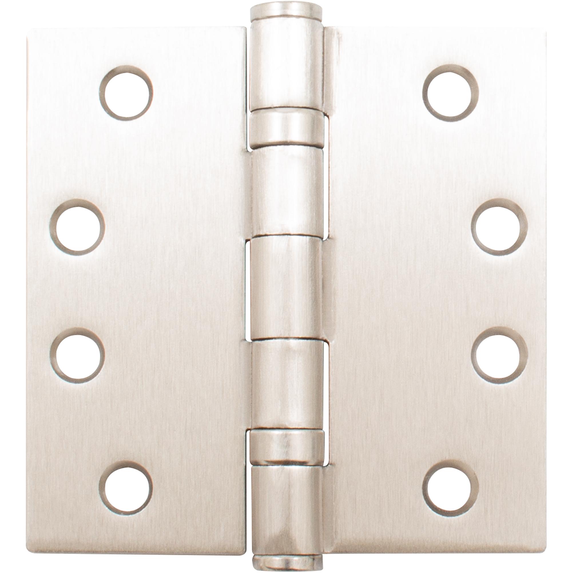Commercial Grade Ball Bearing Hinge, 4-1/2 Inches, Square Corner, .134 Gauge