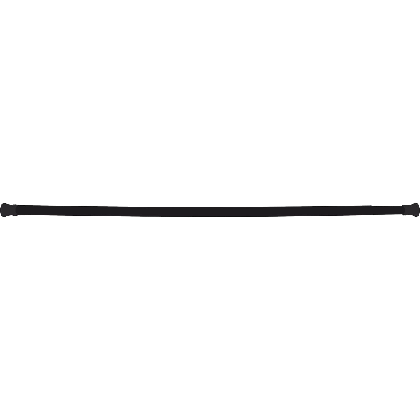 Stone Harbor Hardware Adjustable Shower Rod, 1-3/8" Diameter, Adjusts from 43" to 72", Dark Bronze