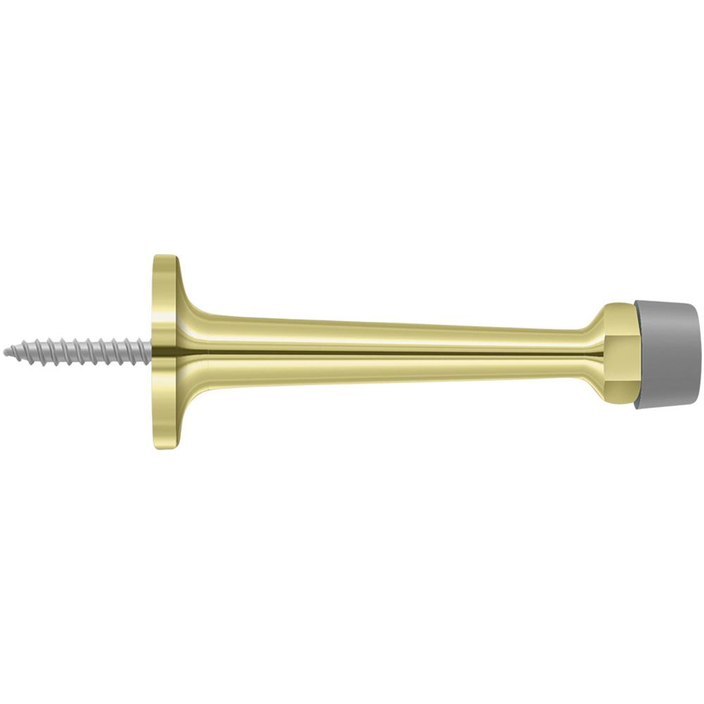 BDS30U3-UNL 3-1/4" Solid Door Stop - Unlacquered Brass