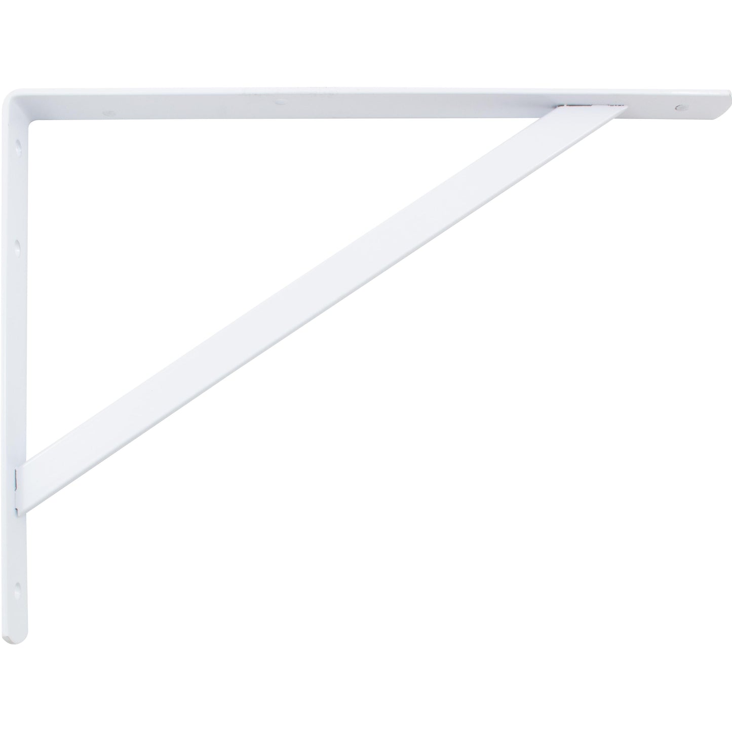 Stone Harbor Hardware Max-Duty Shelf Bracket, 14-1/2", White