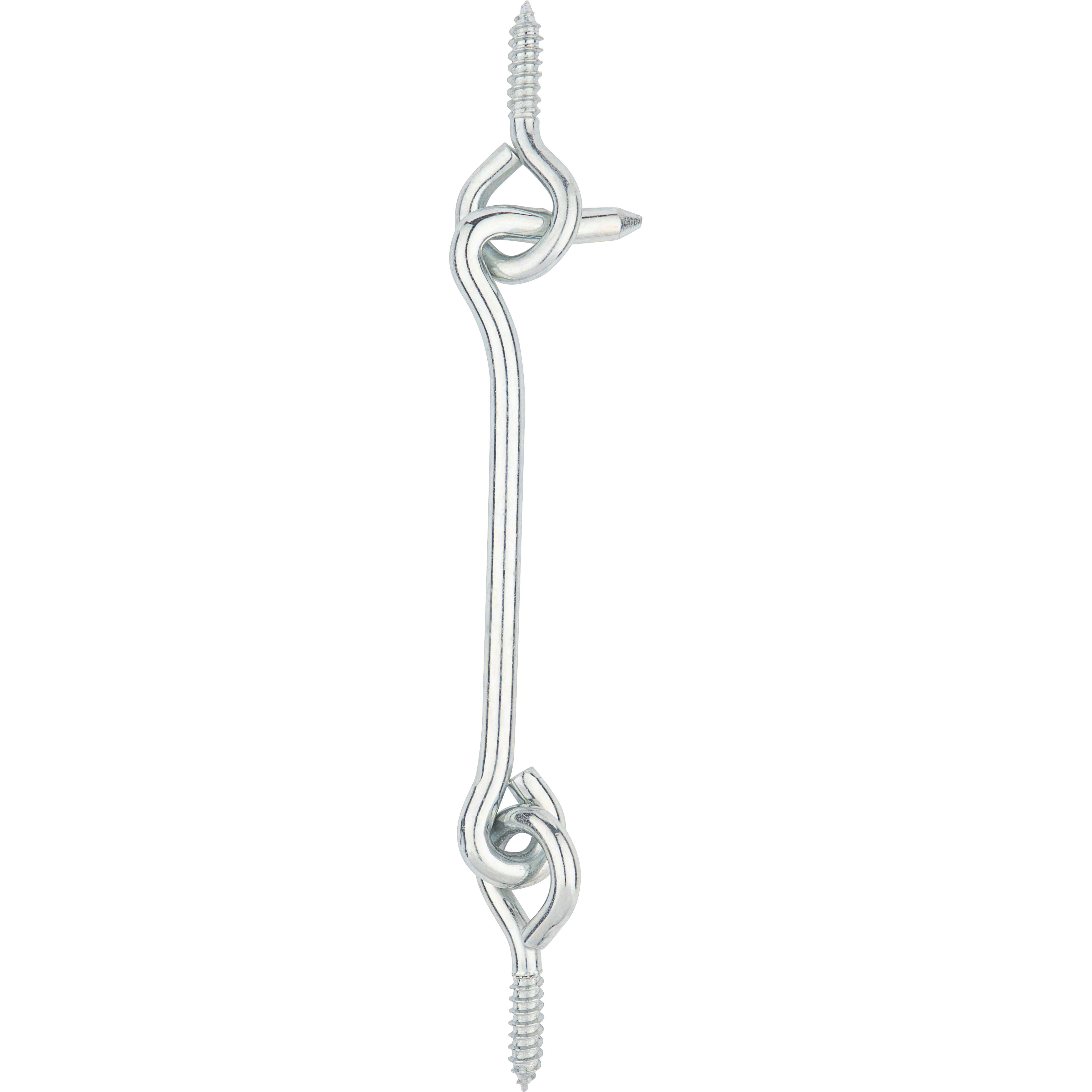 V2106 6 " Gate Hook - Zinc Plated